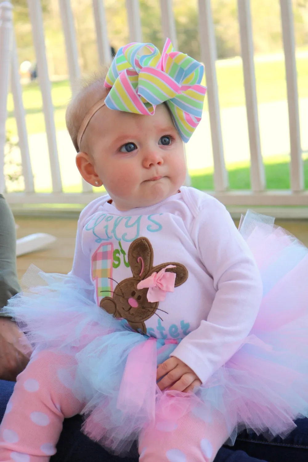 Baby Girl Easter Tutu Outfit - My 1st Easter Bunny Outfit