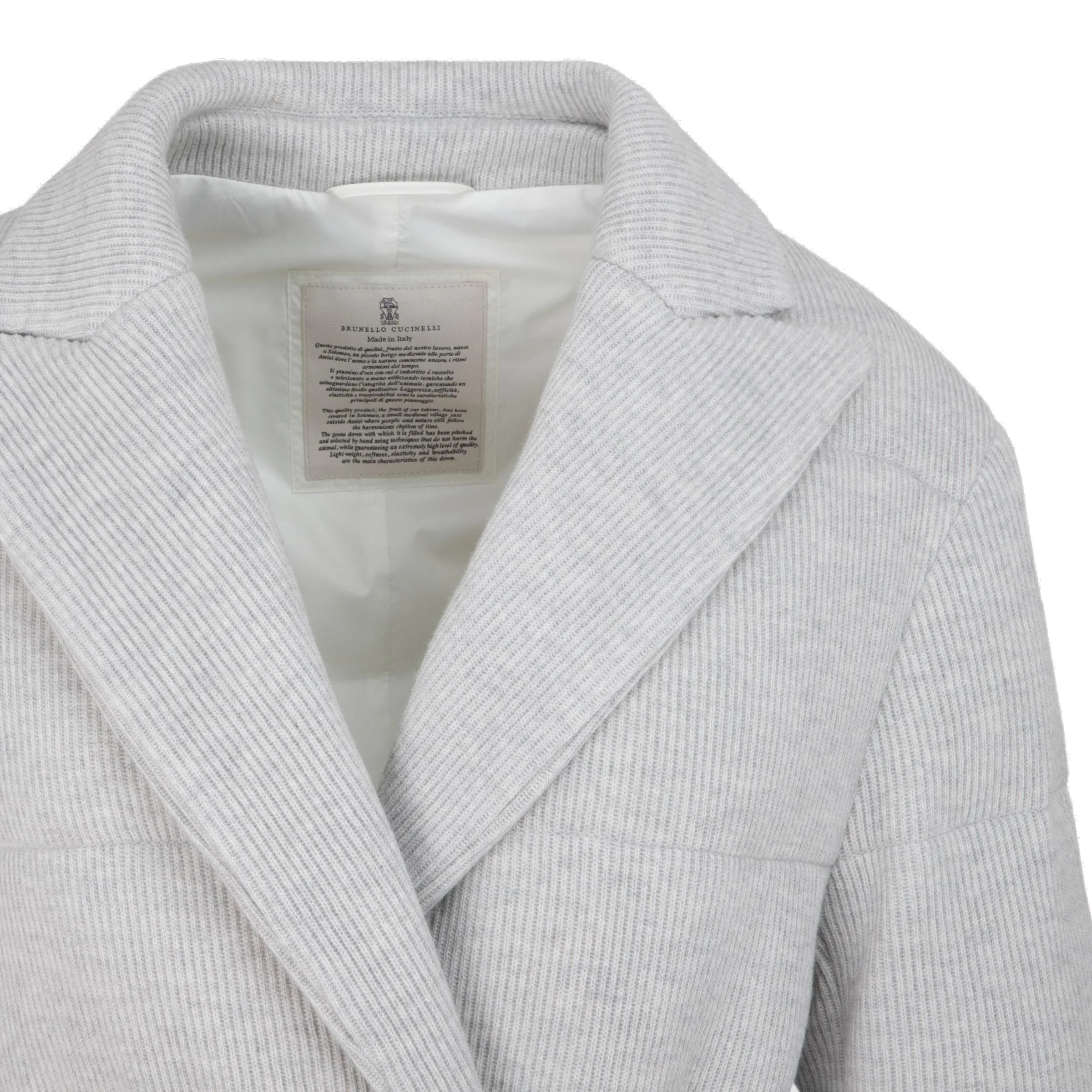 Brunello Cucinelli Belted Padded Coat