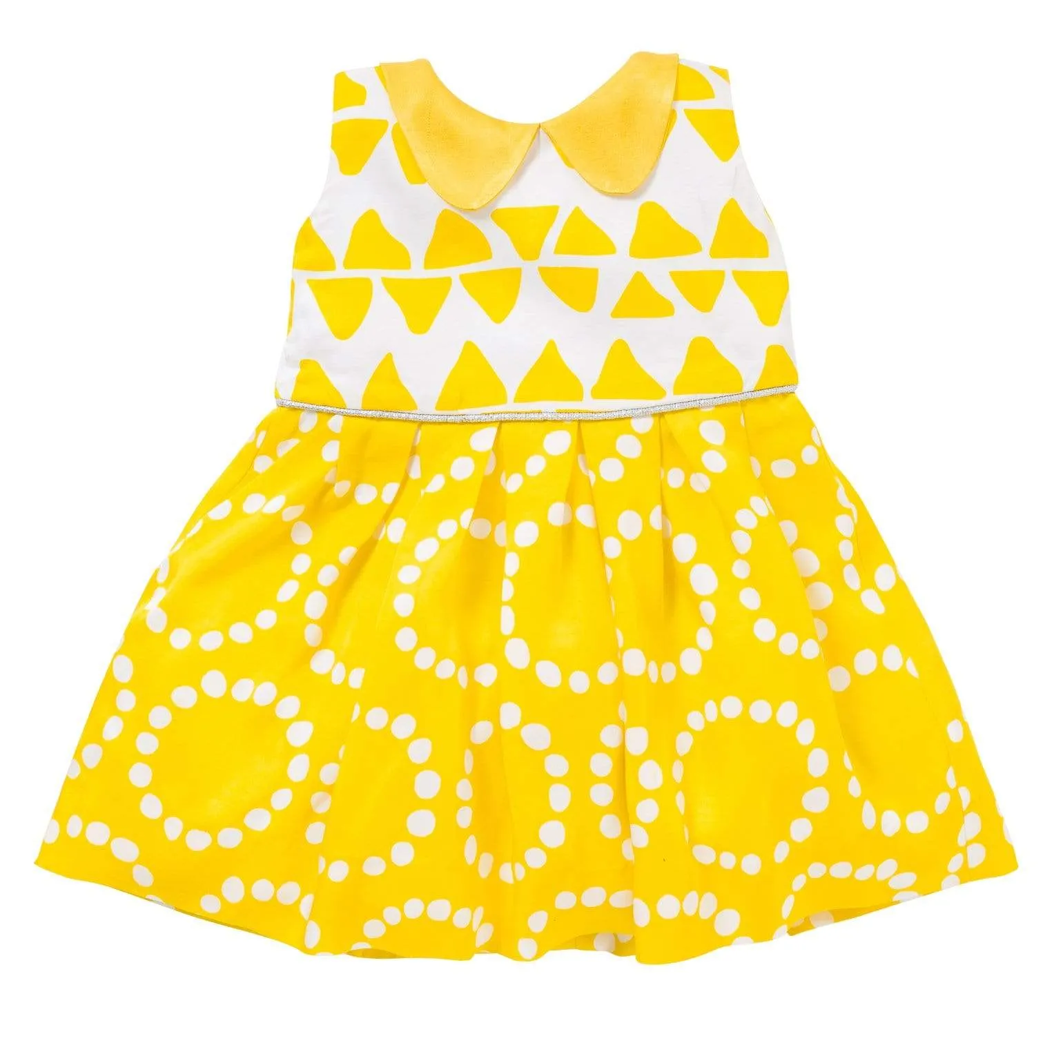 Celebrate Peter Pan Dress In Yellow