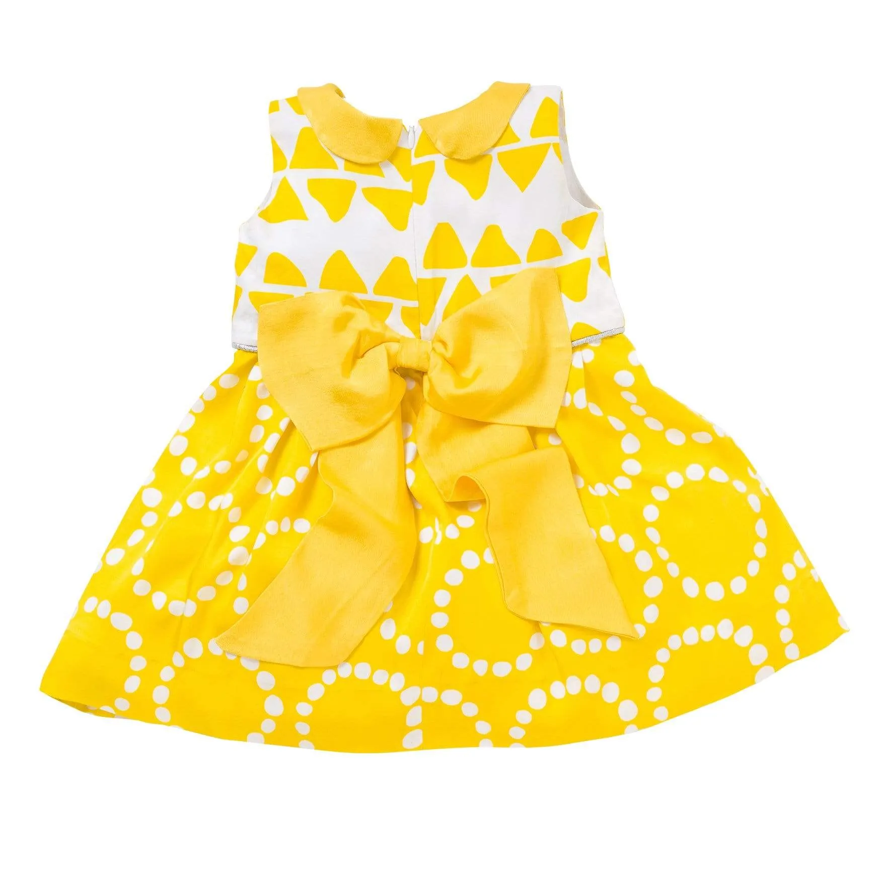 Celebrate Peter Pan Dress In Yellow