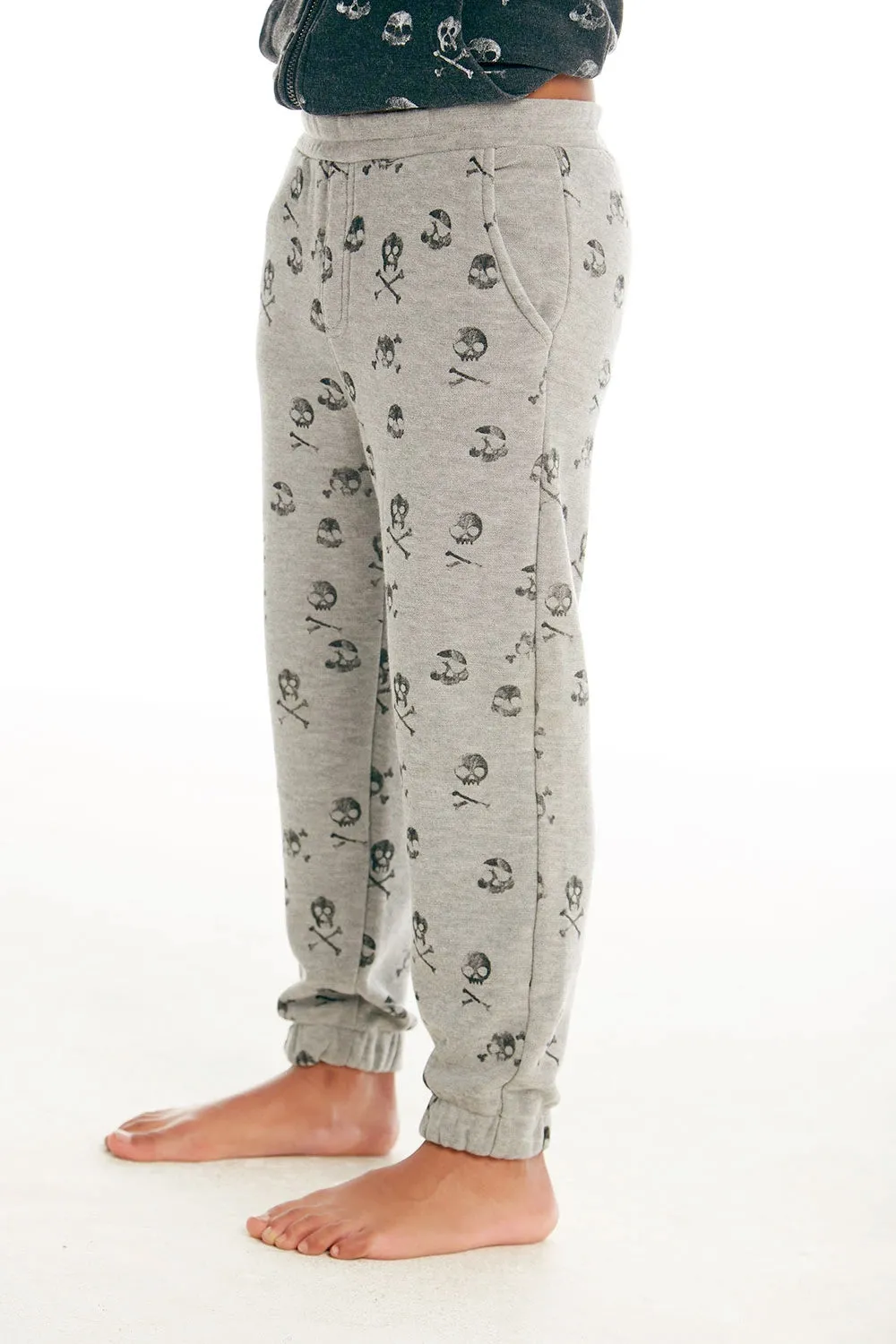 CHASER KIDS - Boys Knit Skull Jogger