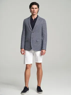 Checked blazer