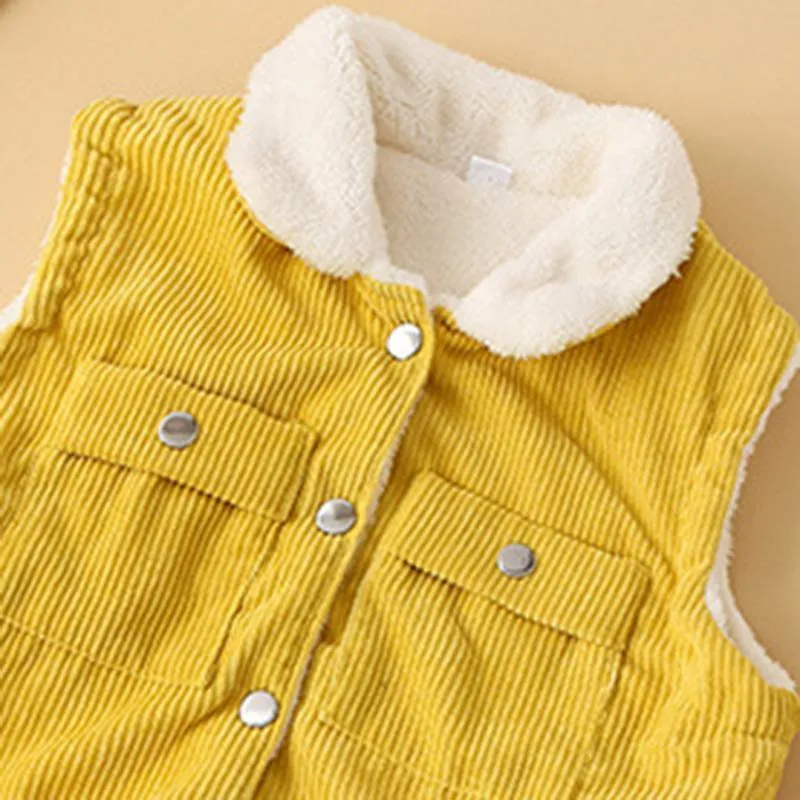 Extra Thick Gilet for Toddler Girl