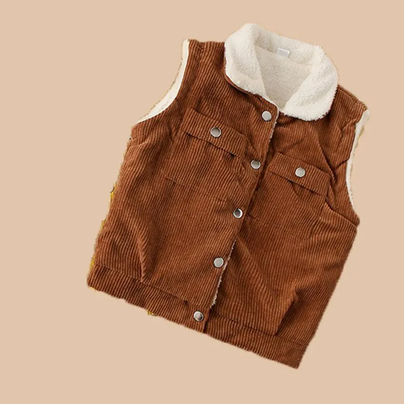 Extra Thick Gilet for Toddler Girl