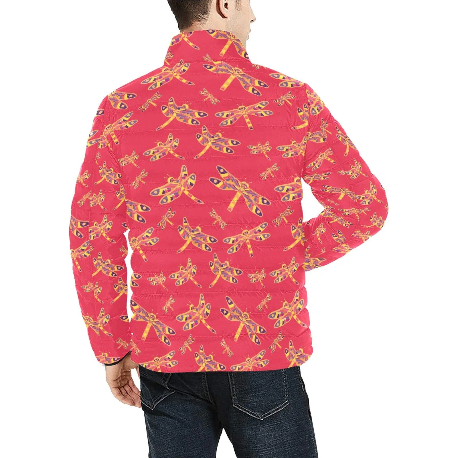 Gathering Rouge Men's Stand Collar Padded Jacket