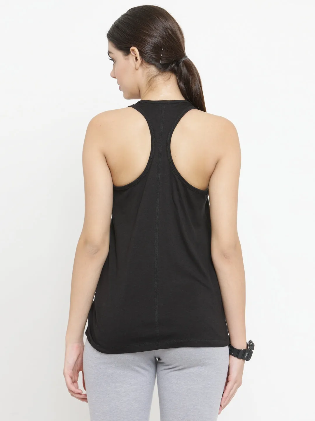 Invincible Women’s Athleisure Slogan Workout Tank Top