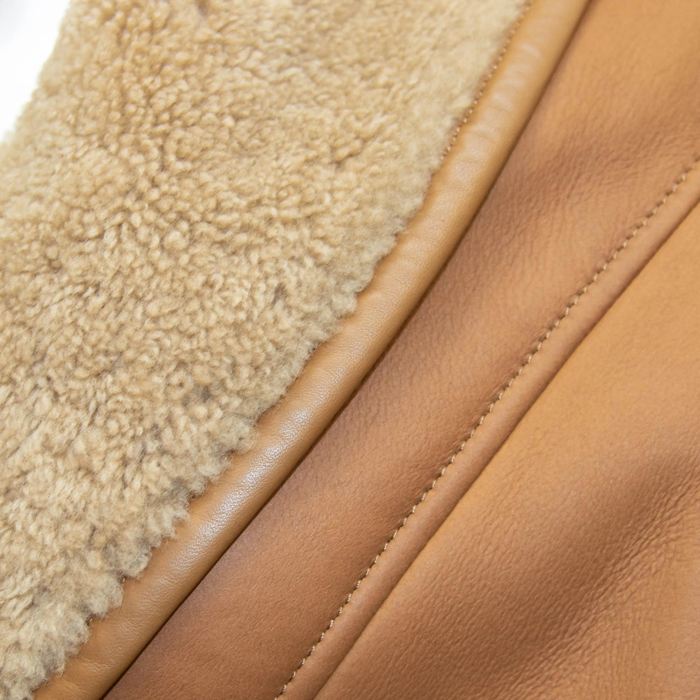 Isabel Marant Audrina Camel Shearling Jacket