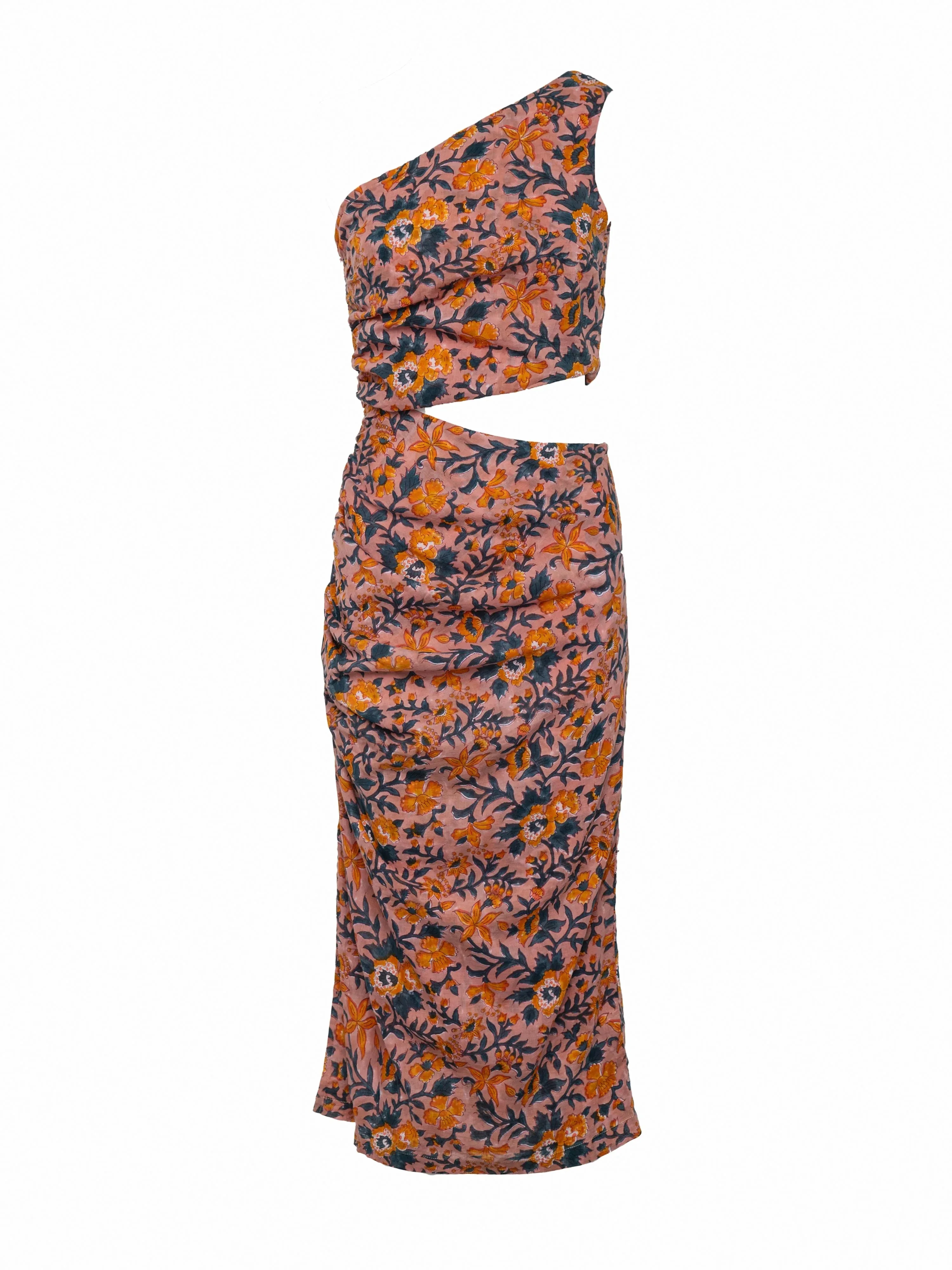 katya one shoulder dress