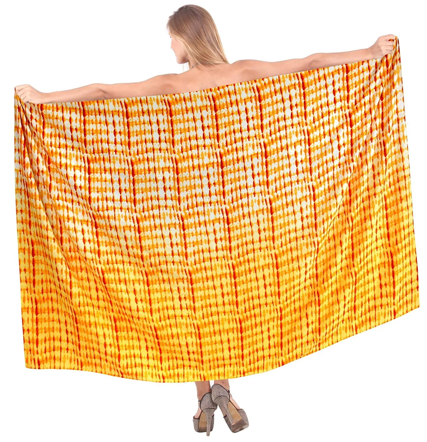 LA LEELA Mini Sarong Women Beachwear Bikini Wrap Cover up Swimwear Multi