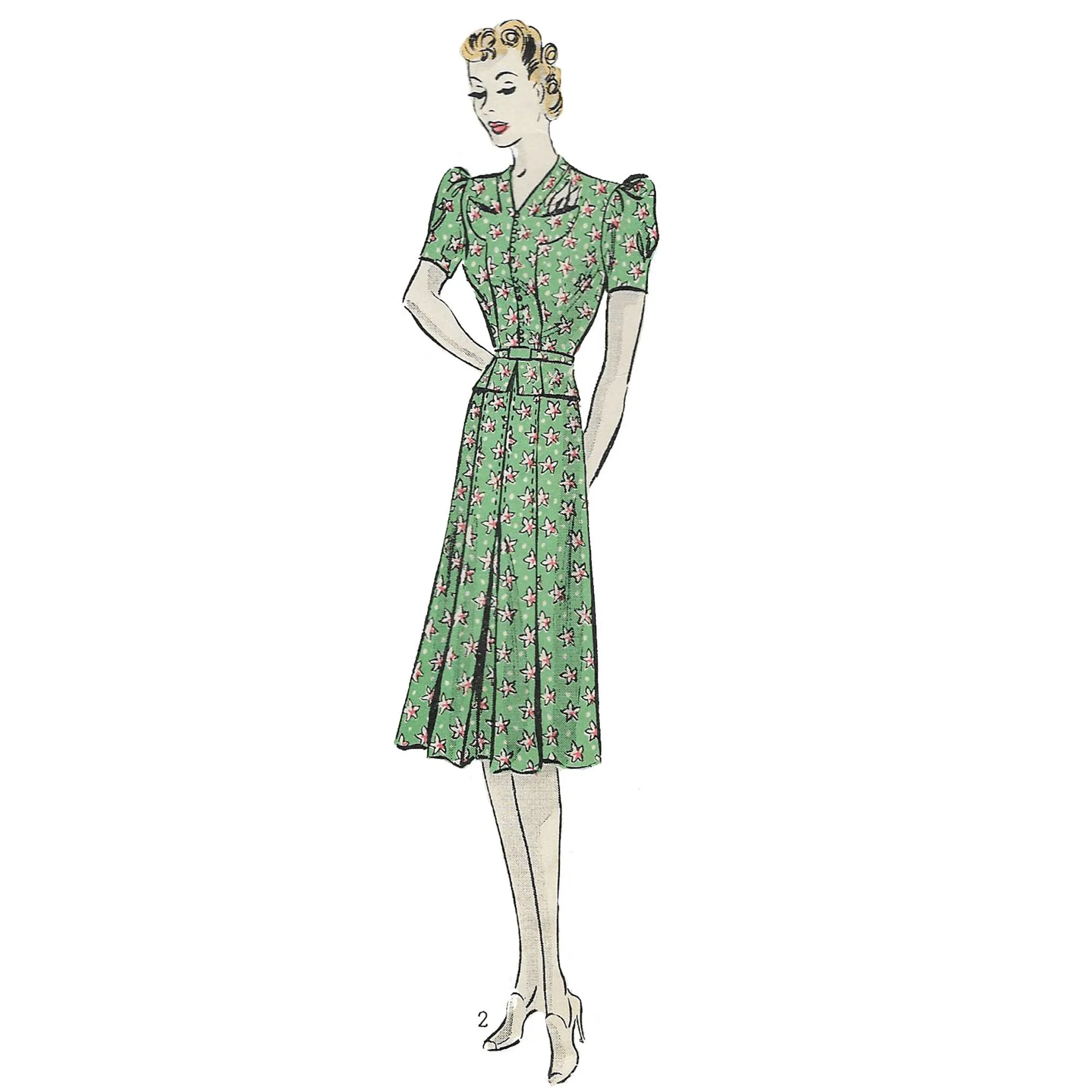 PDF - Vintage 1930s Pattern - Three-piece Suit -  36” (91.4cm) - Download