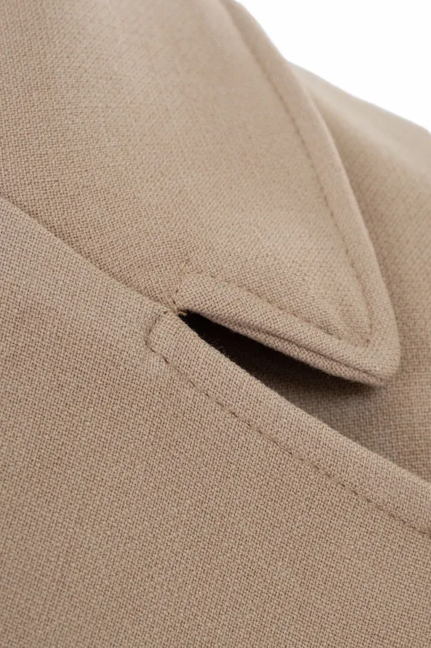 Saiph camel gilet blazer