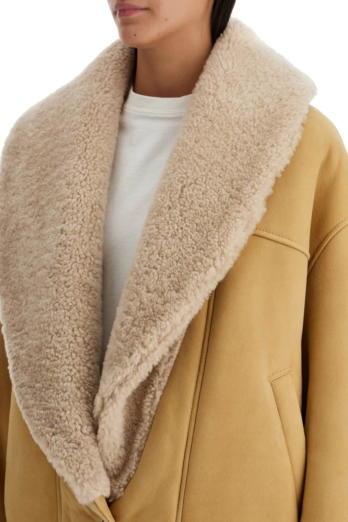 shearling margot jacket GWP01883 P001673 LARK