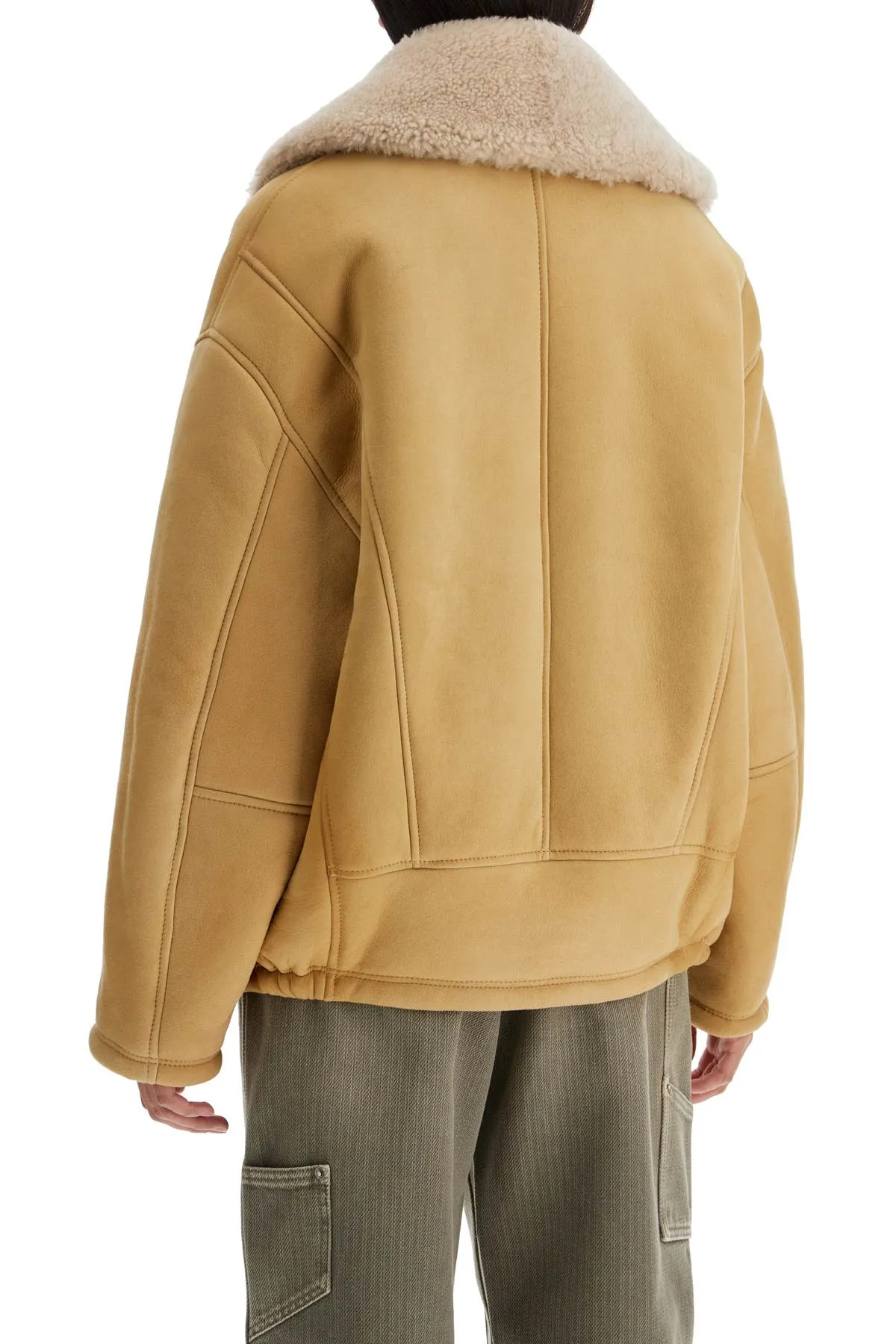 shearling margot jacket GWP01883 P001673 LARK