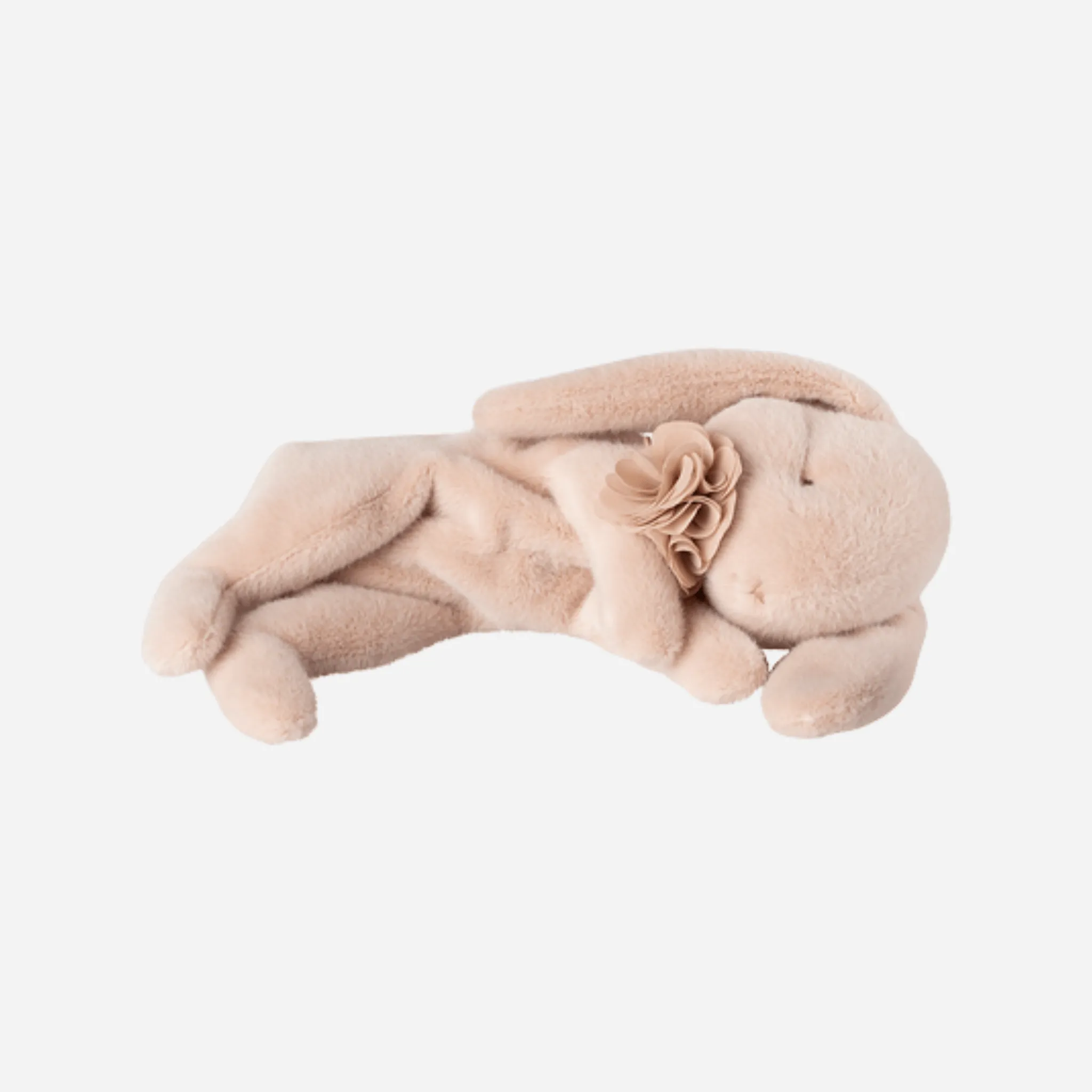 Sleeping Bunny Plush, Small - Powder