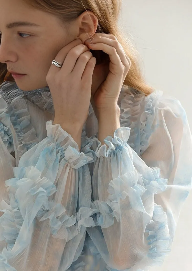 TULLE DRESS AND LONG CAMISOLE SET
