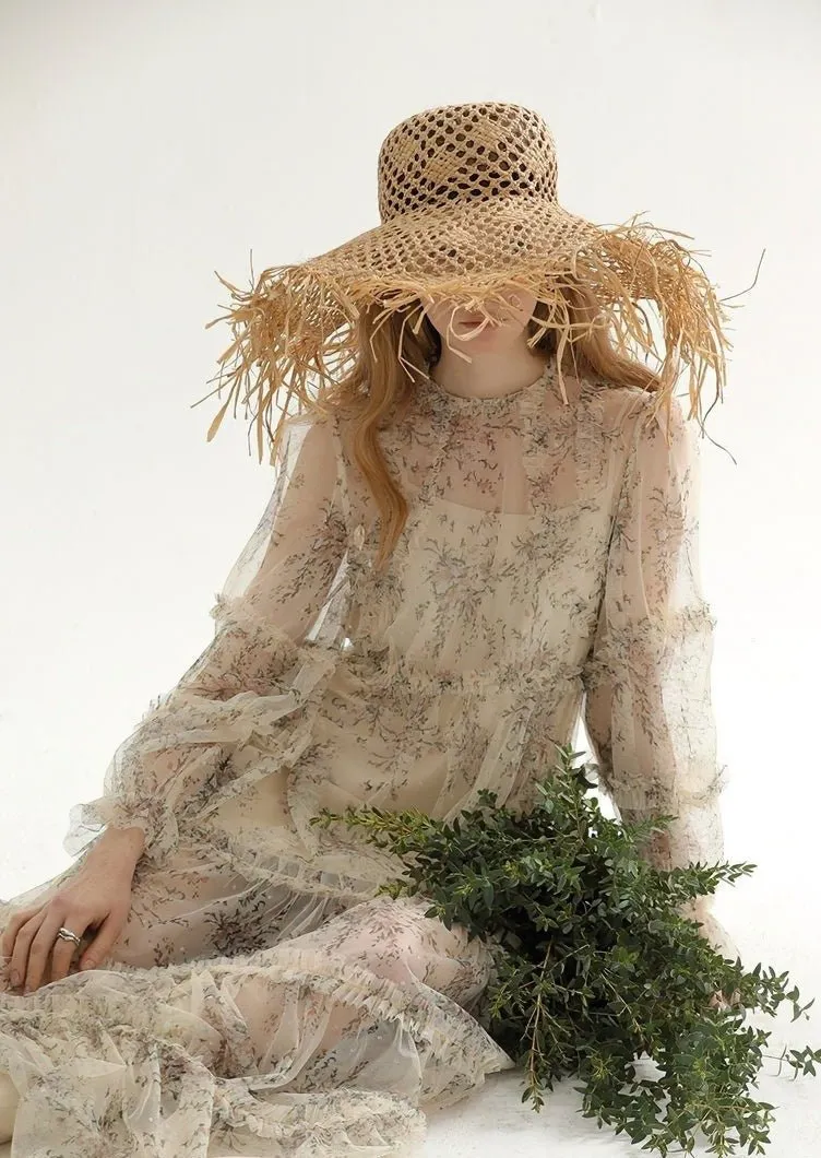 TULLE DRESS AND LONG CAMISOLE SET