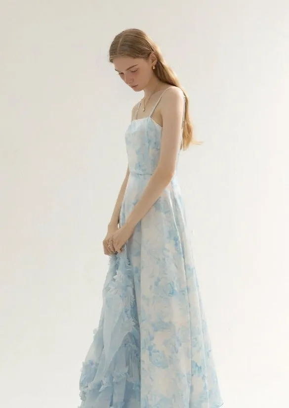 TULLE DRESS AND LONG CAMISOLE SET