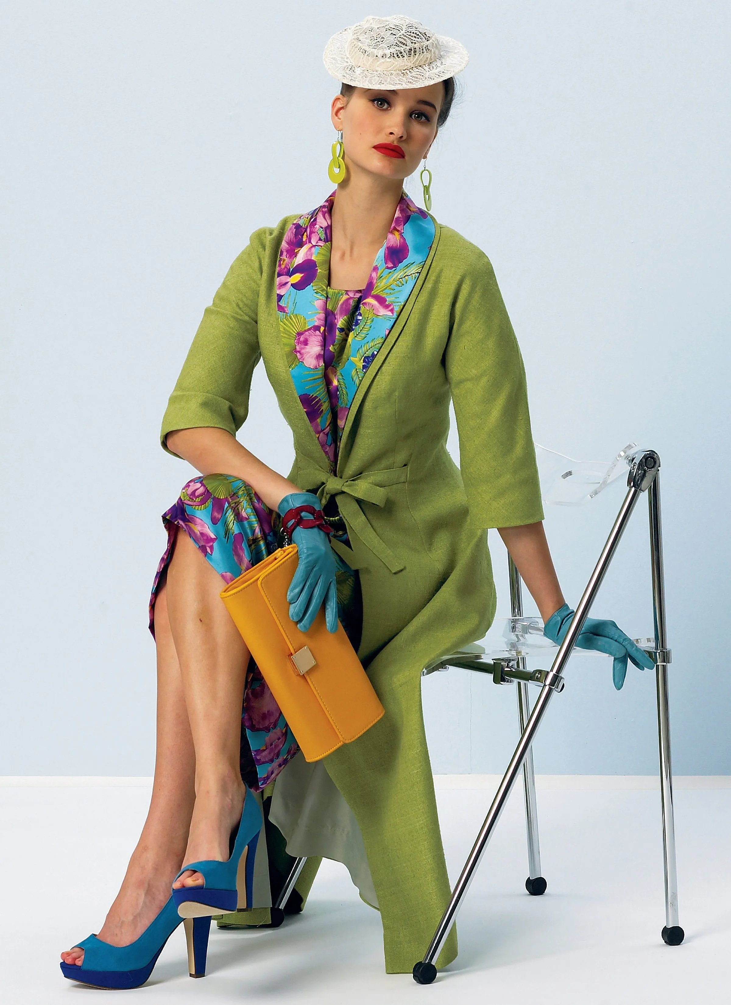 Vogue Patterns 8875 Vintage 1955 Dress and Coat Pattern