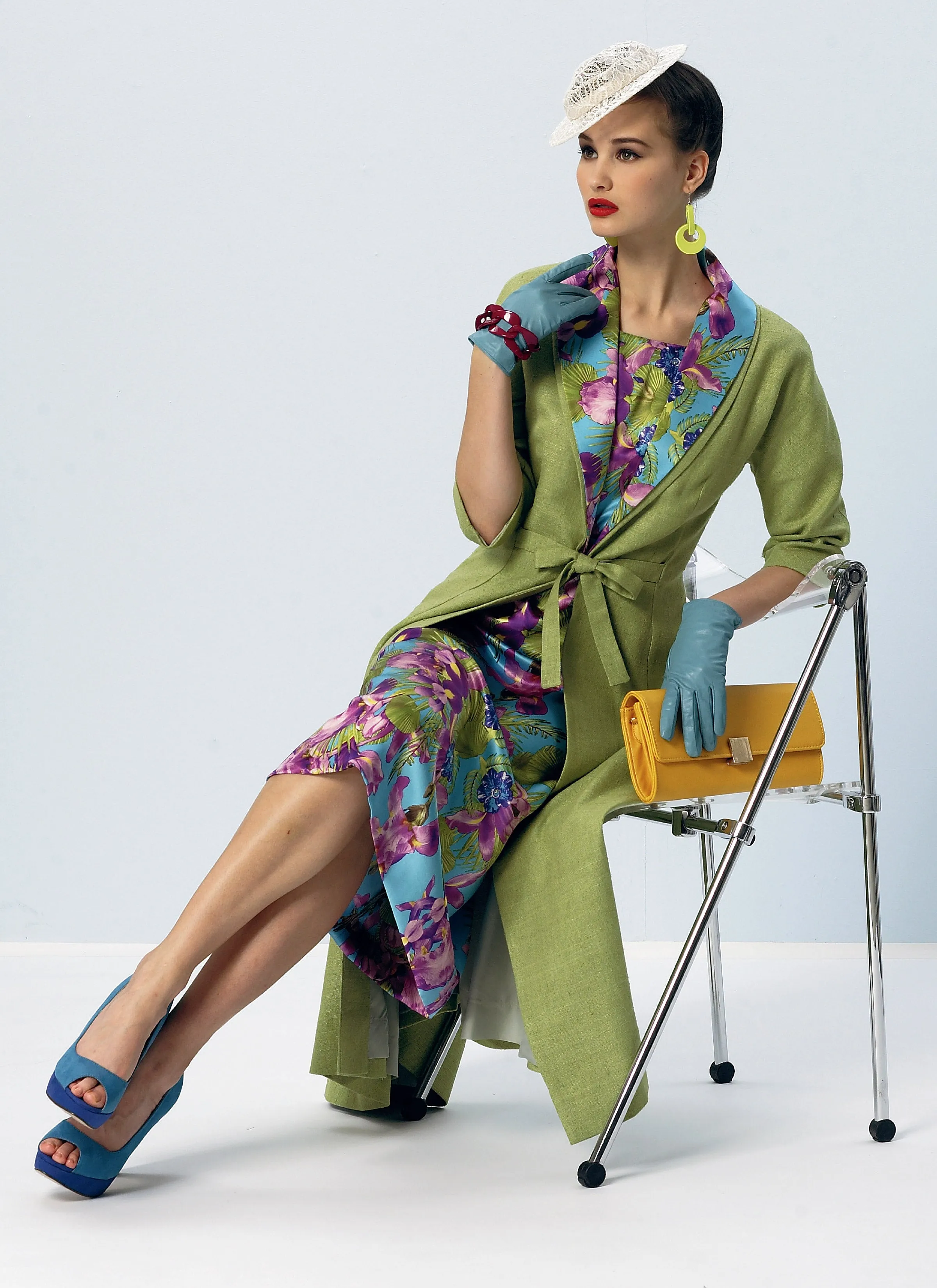 Vogue Patterns 8875 Vintage 1955 Dress and Coat Pattern