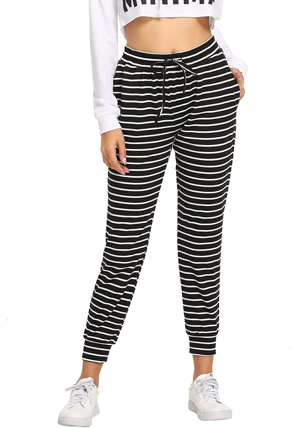 Women's Elastic Waist Sweatpants