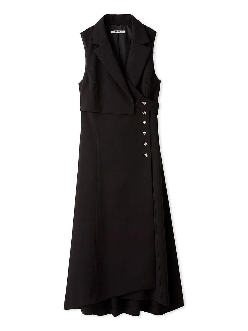 Wrap Tailored Jumper Skirt