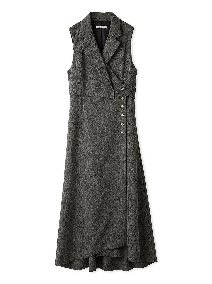 Wrap Tailored Jumper Skirt