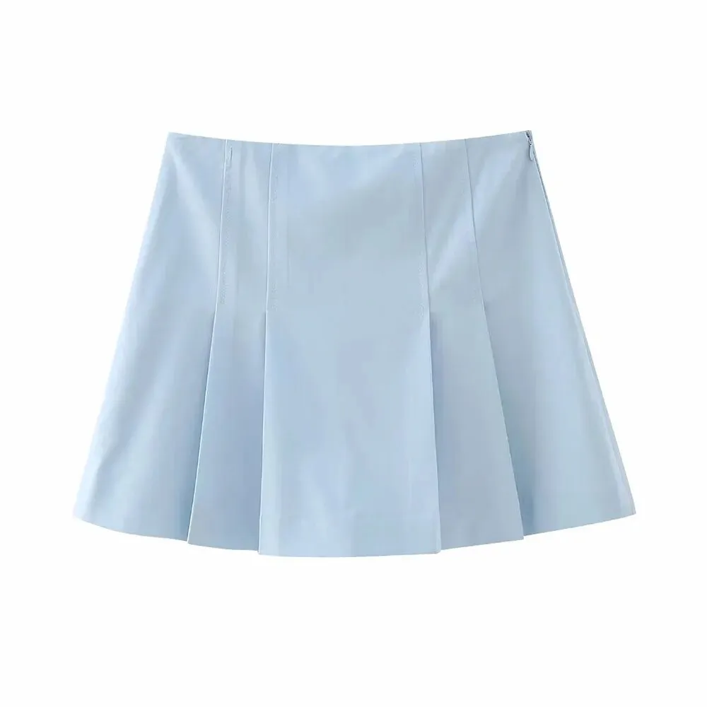 xakxx xakxx - New women's  wide pleated pants skirt wide version suit coat lapel long sleeve loose straight sleeve suit coat